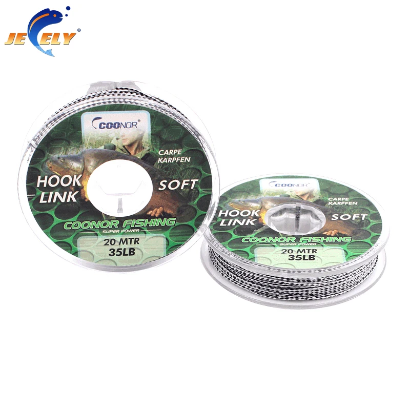 

Camouflage Coarse Carp Fishing Sinking Braided Hooklink Line 15/20/35LBx20M
