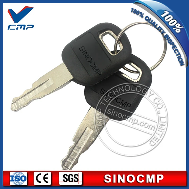 

2pcs E320B E200B Replacement Keys Heavy Equipment Ignition Key