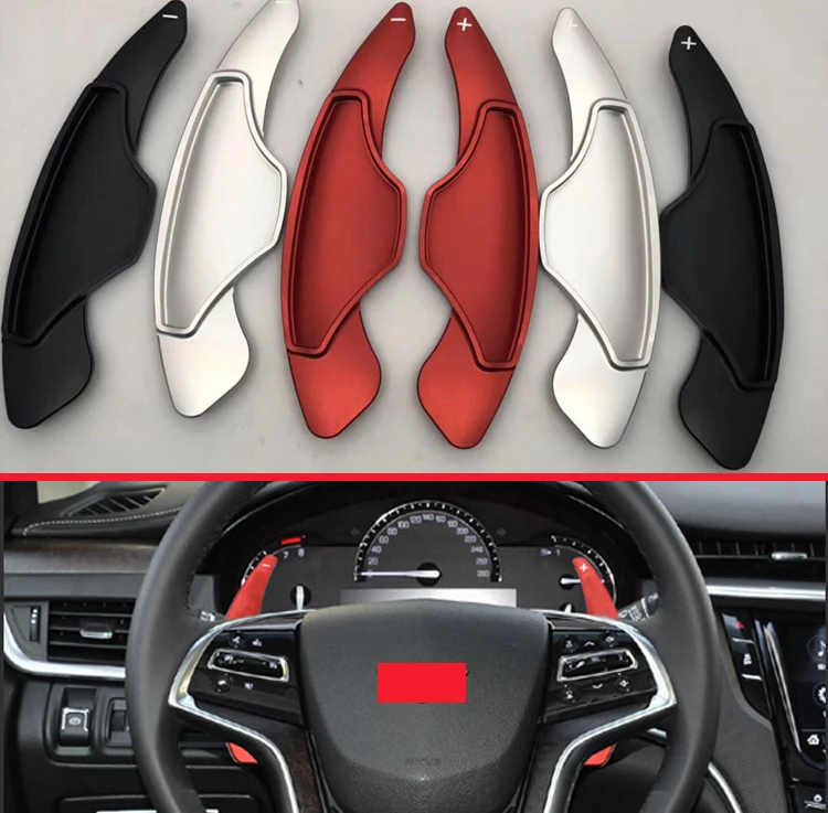 

For Cadillac ATS ATS-L CT6 Aluminum alloy Steering Wheel Shift Paddle Extension