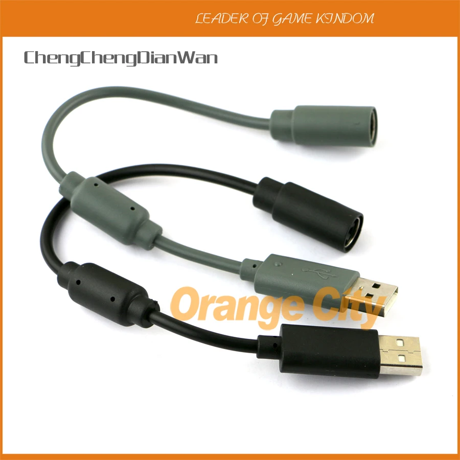 ChengChengDianWan USB кабель для подключения к xbox360 Xbox 360 проводной контроллера 5 шт./лот|adapter