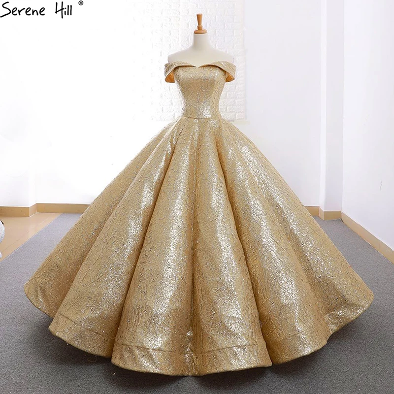 Us 3672 40 Offbaru Mewah Champagne Gold Gaun Putri Pengantin 2020 Tanpa Lengan High End Fashion Renda Gaun Pengantin Foto Asli 66671 In Wedding
