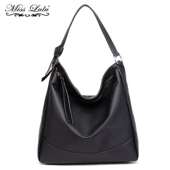 

Miss Lulu Women Hobo Bags Shoulder Bags PU Leather Handbags Ladies Designer Fashion High Quality Top-handle Totes Bag YD1761
