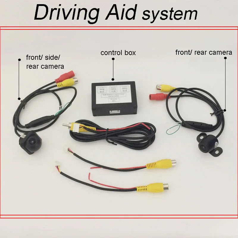 

Thehotcakes Car Parking Video 2 Channel Auto Front / Side and Rear View Camera Video Driving Aid System For Mazda Seriers