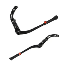 ROCKBROS MTB Bicycle Kickstand Road Bike Parking Racks Side Kick Stand Foot Adjustable 36-40.5cm Bicycle Accessories BMX 24-29 16 to 27 alloy adjustable bicycle kick stand bicycle support foot brace kickstand for mtb road bike cycling bike accessories