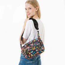 Anawisare, холщовые сумки через плечо, женские сумки-мессенджеры, с цветочным принтом, маленькая сумка на плечо, летние пляжные сумки, водонепроницаемые сумки