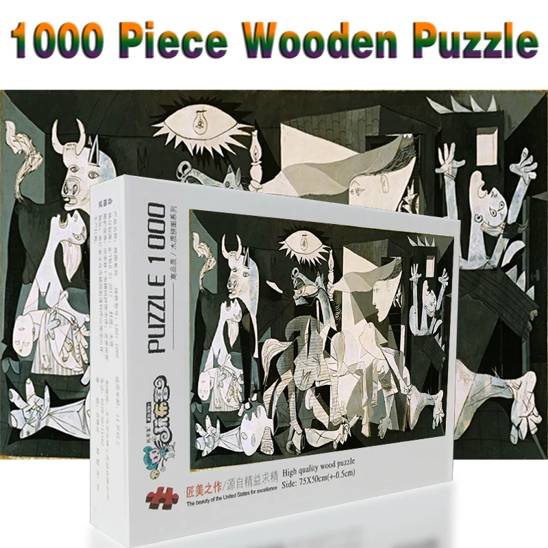 Picasso's painting 520/1000/1500pcs Wooden puzzles for adult DIY wood