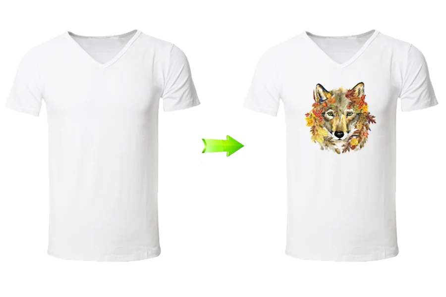 Wolf Patches T-shirt Dresses Patches For Clothing 22x22cm A-level Washable Heat Transfer DIY Accessory Decoration3