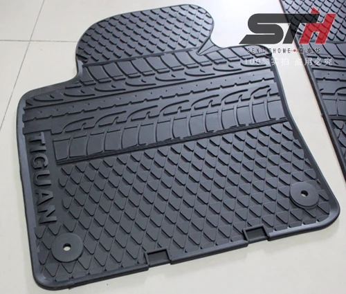 Specific Rubber Car Mats For Imported Tiguan Thicker Texture