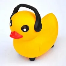 Kids Ride on Animal Toys Yellow Duck Baby Walkers Light Baby Stroller Dual-use Children’s Walker Chair