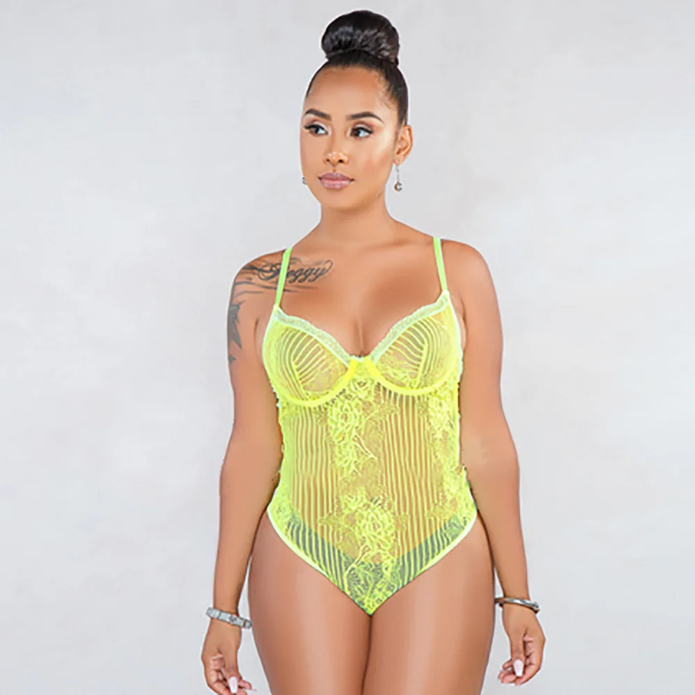 Ellolace Neon Lace Mesh Jumpsuit Hollow Out Transparent Bodysuit Female Backless Sexy Bodycon Bodys Summer Overalls for Women Ellolace Neon Lace Mesh Jumpsuit Hollow Out Transparent Bodysuit Female Backless Sexy Bodycon Bodys Summer Overalls for Women
