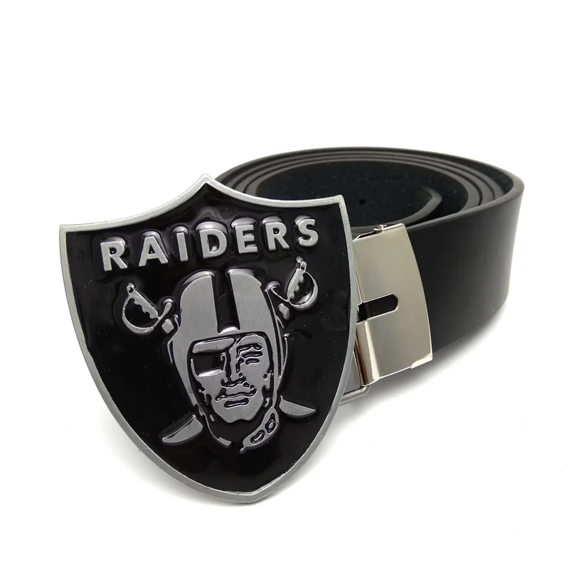 raiders belt buckle