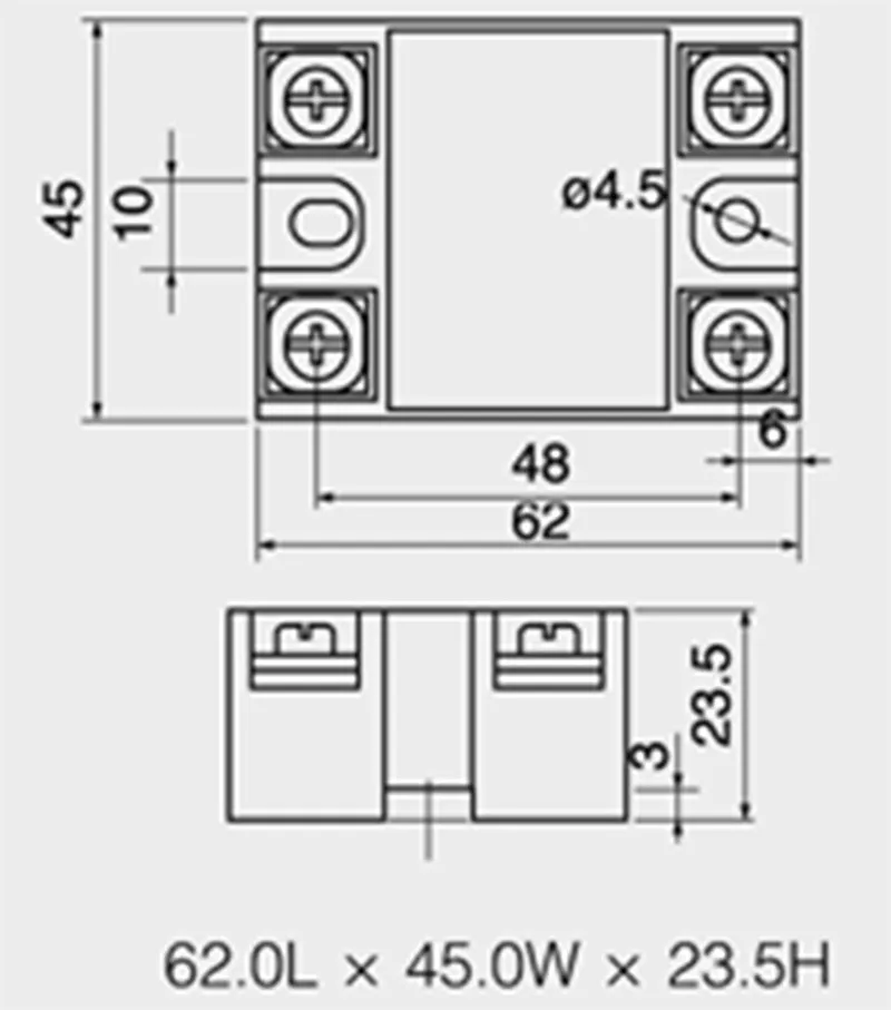 Полупроводниковое реле 40A SSR40A ssr-40A твердотельные реле постоянного тока, с переключением между дальним и phase SSR