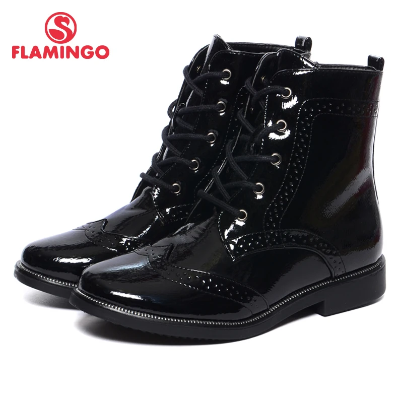 

FLAMINGO 2016 new collection autumn/winter fashion kids boots high quality anti-slip kids shoes for girls W6J011
