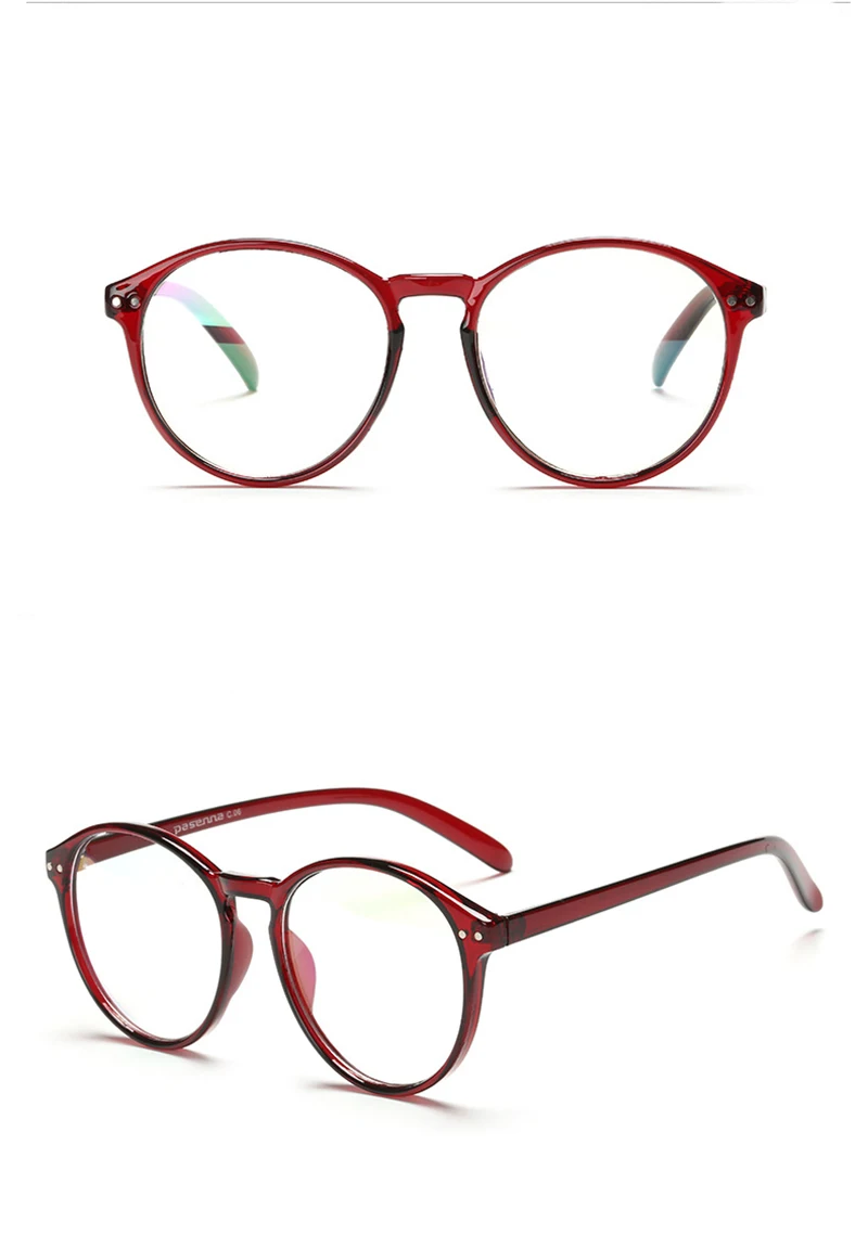 Очки унисекс винтажные оправы для очков для мужчин ретро Круглые Женские оправы для очков брендовые дизайнерские оптические прозрачные линзы