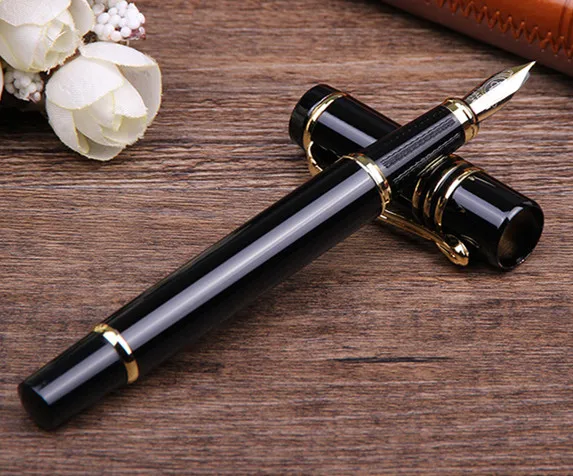 Дизайн модные ручка MB металлический фонтан Средний чернильная ручка NIB для подарков вес 53 гр - Цвет: Fountain pen