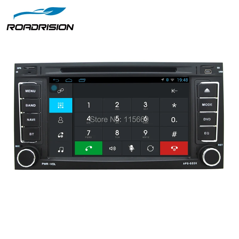 RoadRision Android 6,0 2din автомобильный DVD gps навигатор для VW Touareg T5 Multivan Авторадио Стерео indash головное устройство с canbus wifi