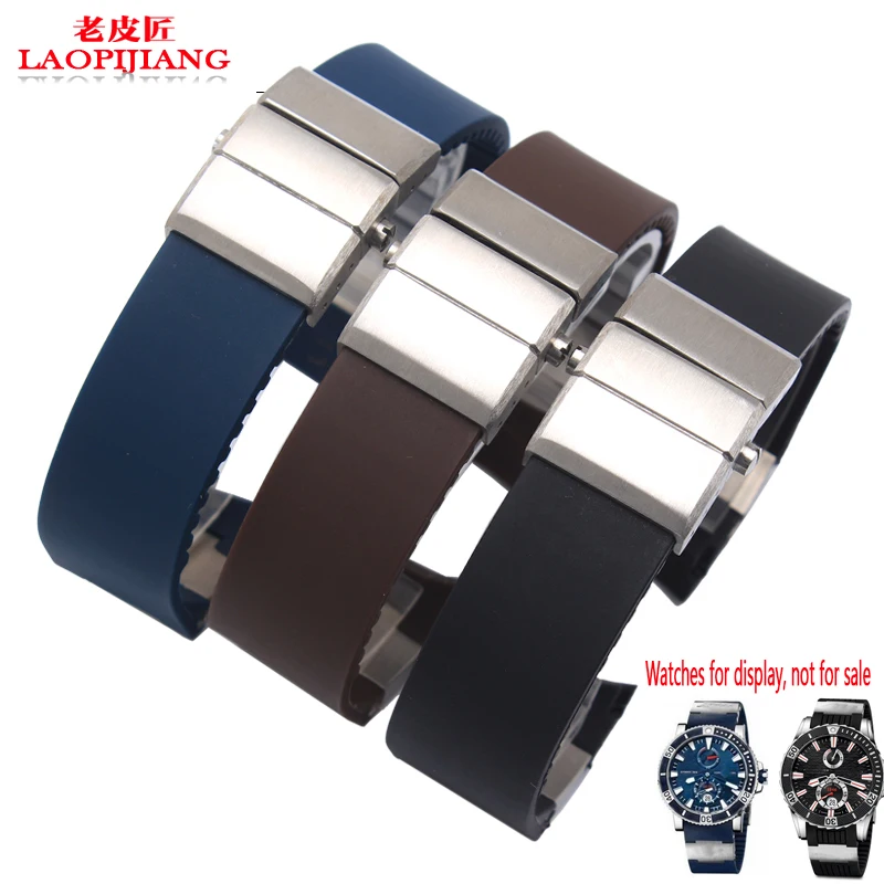 

Quality Silicone Watch band 22mm For 265-90-3T/93 Silicone Watch strap Special interface Alternative watchband Strap Bracelet