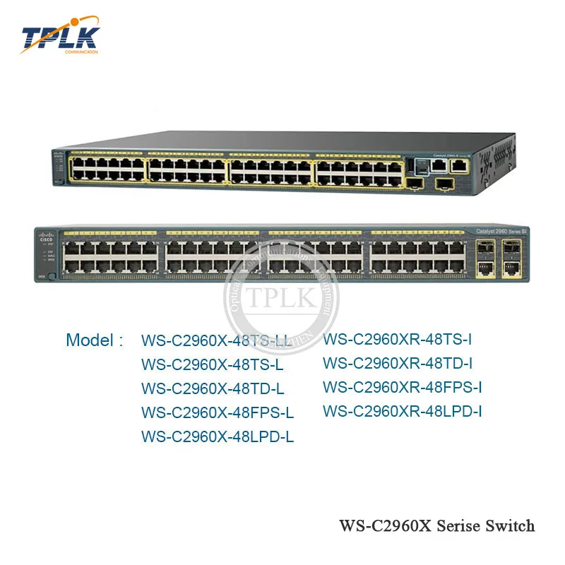 Высокое качество WS-C2960X-24TS-L переключатель 24-портовый коммутатор Gigabit ethernet интеллигентая(ый) управления переключатель
