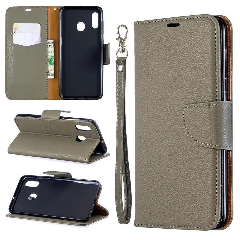 

Flip Case For Samsung Galaxy A20 A30 A40 A50 A70 M10 M20 M30 Case Cover Soft Silicone Phone Case with Card Holder Magnetic Capa