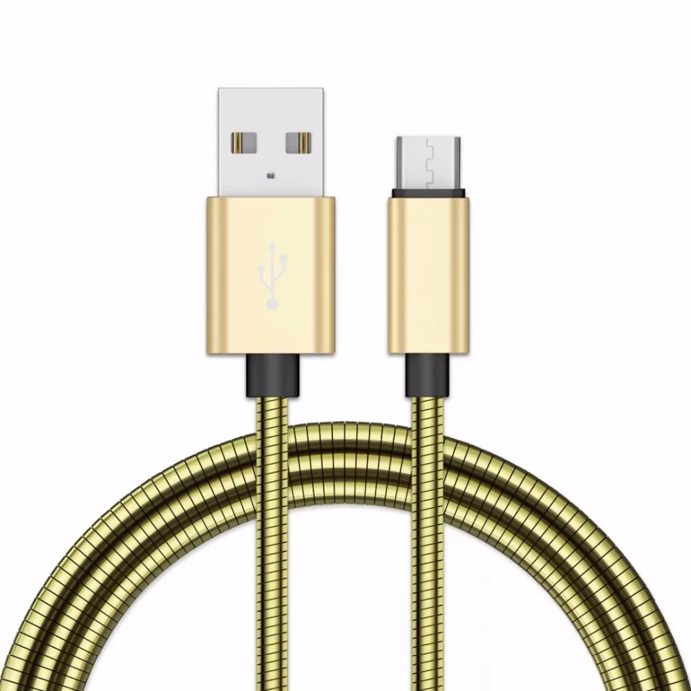 

0.2/1/2 Meter Micro USB Cable Fast Charger Soft Steel Data Cord For samsung J1 J3 J5 J7 A3 A5 A7 2016 A8 2017 A9 C7 C9 S6 S7edge