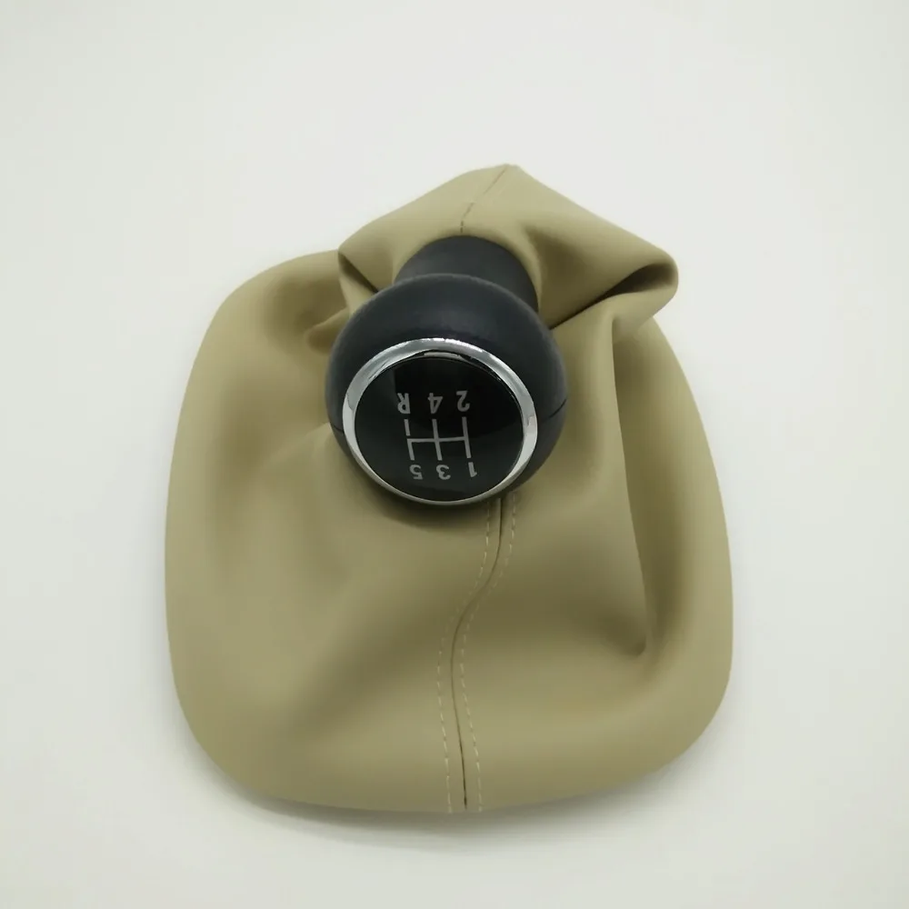 

SKTOO For 1998-2004 VW Passat B5 B5.5 5-Speed Gear Shift Knob Gaitor Leather Boot Beige