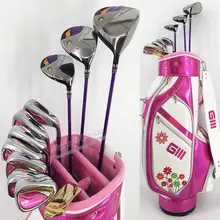 Клюшки для гольфа GIII Для женщин полные клубы установить драйвер. утюги. fairway Wood плюс клюшки для гольфа Сумка Набор для игры в гольф графитовая клюшка для гольфа