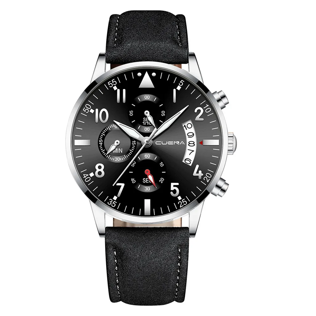 Список качества мужской роскошный бренд часов часы кварцевые часы модные кожаные ремни часы дешевые спортивные наручные часы мужские AD