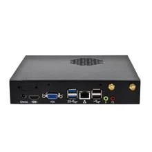 Qinlan Barebone Мини-ПК Intel Core I3 двухъядерный 4010U Процессор 4 * USB 2.0 2 * USB 3.0 Окна XP /7/8.1/10 и ОС Linux HD 4400 HDMI VGA