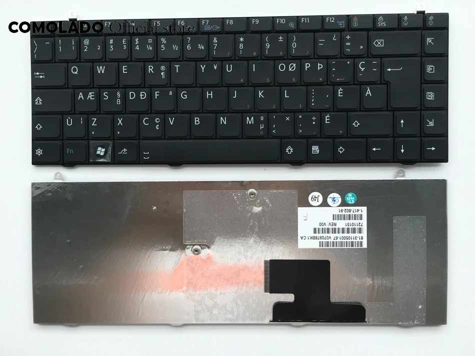 

CA Canada keyboard For Sony Vaio VGN-FZ FZ FZ15 FZ17 FZ18 FZ19 FZ25 FZ27 black keyboard CA Layout