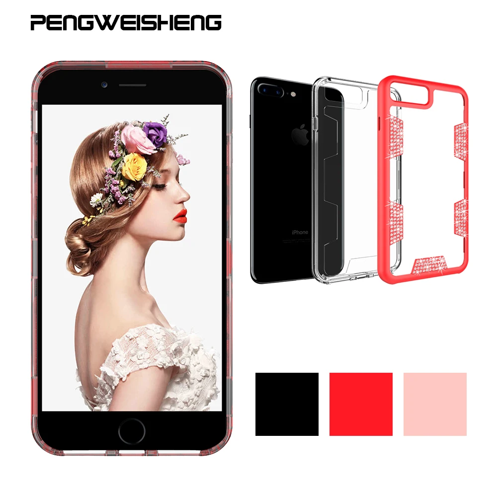 PENGWEISHENG Shockproof Case  For iphone 6s/6 s/6 plus/6plus/6splus/7/7plus/8/8plus Coque case