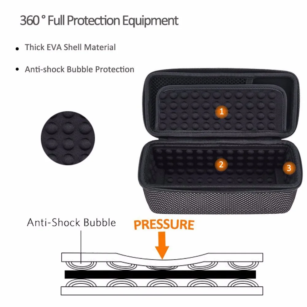 Capa de Eva Dura para Transporte Macia para Bose Alto-falante sem Fio Proteção Soundlink Mini & ii Novo 2021 Bluetooth Tpu i - Image 6