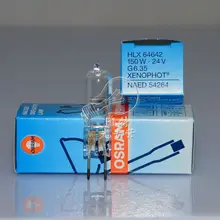 OSRAM HLX64642/HLX64640 G6.35 24V150W Вольфрам галогенные лампы, хирургический светильник, микроскопии, биохимический анализ оборудование луковицы