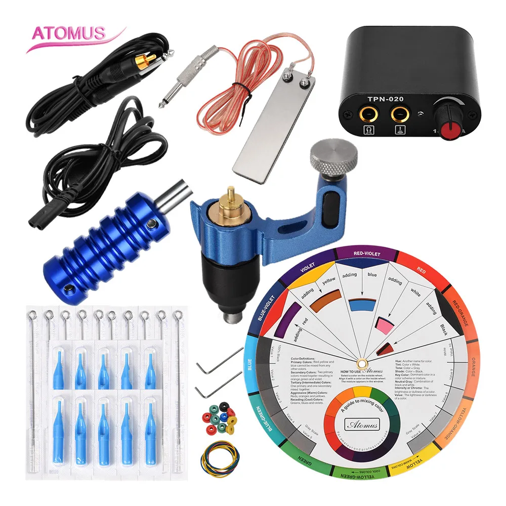 

Tatuajes Equipamento Tatuador Kalici Makyaj Setleri Kit Herramientas De Maquina Tatuar Tattoo Beginner Set Professional Tatouage