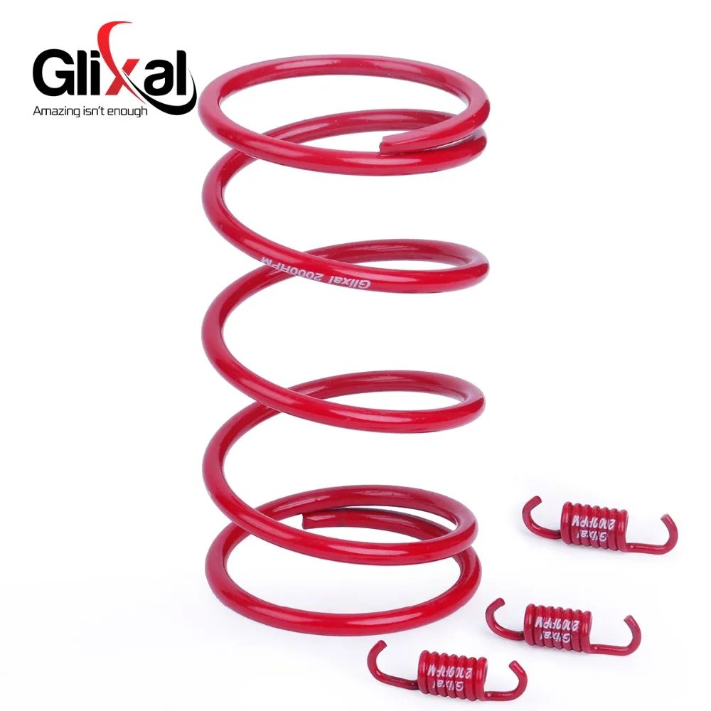 

Glixal High Performance Racing Torque Spring Clutch Springs GY6 50cc-100cc 139QMB 139QMA Scooter ATV Engine (2000RPM,Red)