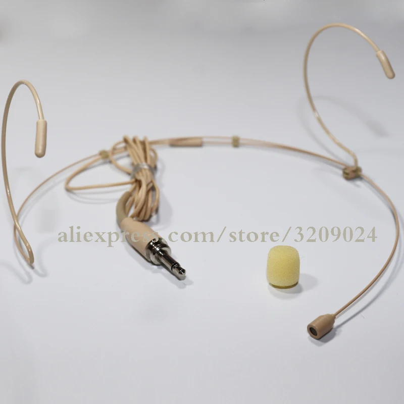 Profession Skin Mini Headset Microphone Condenser Mic Professional for Bodypack or Amplifier