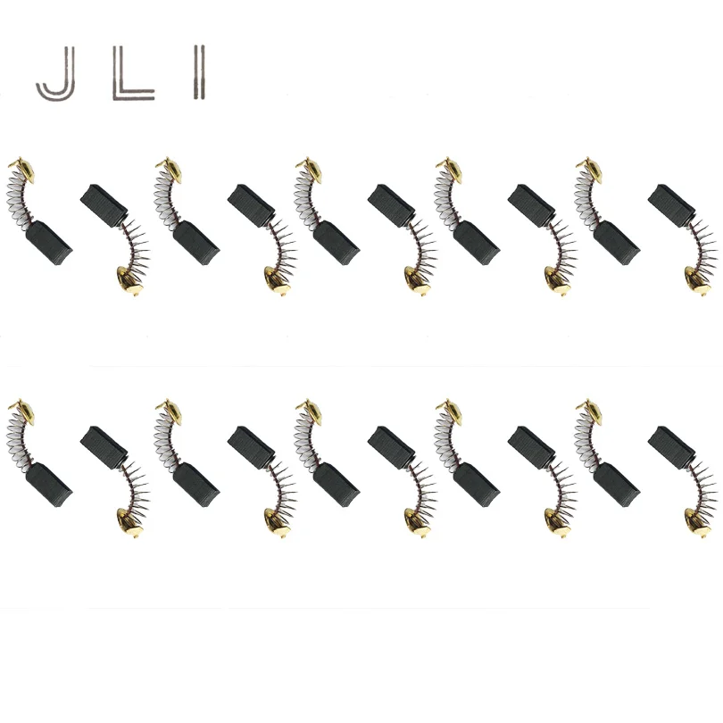 JLI 20pcs Carbon Brushes 6.5*7.5*13mm For Electric planer Polishing machine Impact drill Carbone Brosses Power Tools Accessory JLI 20pcs Carbon Brushes 6.5*7.5*13mm For Electric planer Polishing machine Impact drill Carbone Brosses Power Tools Accessory