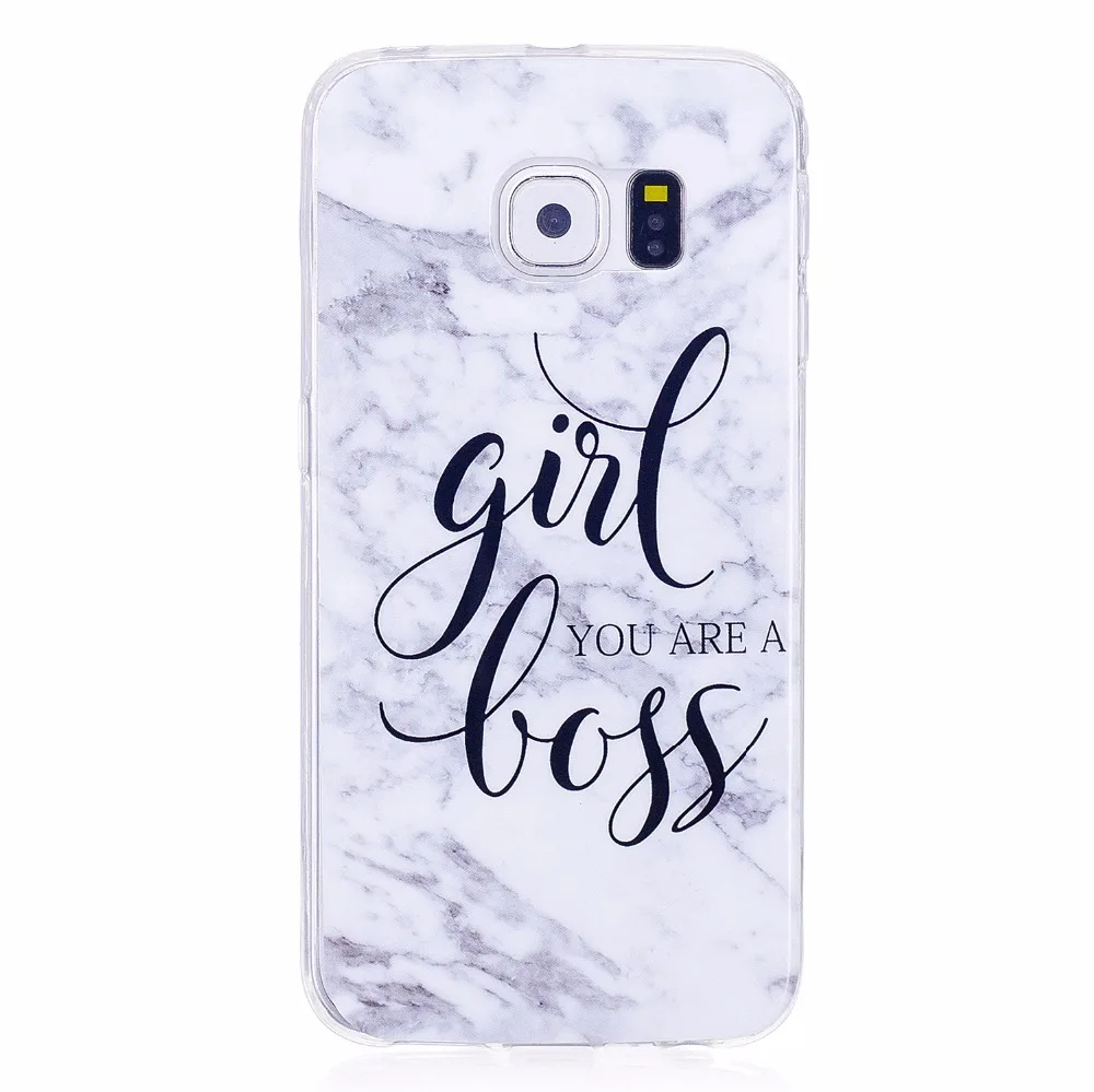 ARYIKUM Cases For Samsung Galaxy S6 S 6 Edge G925 Case Silicone CellPhone Accessories Cover For Samsung S 6 Edge Sansung S6 Edge