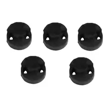 5 шт. черный акустическая круглые резиновые скрипка немой скрипка глушитель для скрипки сурдинка инструменты скрипка Запчасти и аксессуары