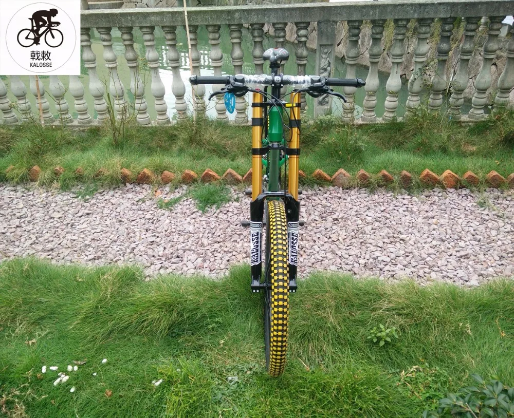 Excellent Kalosse  M610   30 speed  AM/XC    26*2.35 tires  bicycle   DH  20mm barrel shaft  Full suspension mountain bike 0