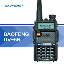Baofeng UV-5R Walkie Talkie UHF VHF Dual Band UV5R CB Radio 128CH VOX Flashlight Dual Display FM Transceiver for Hunting Radio