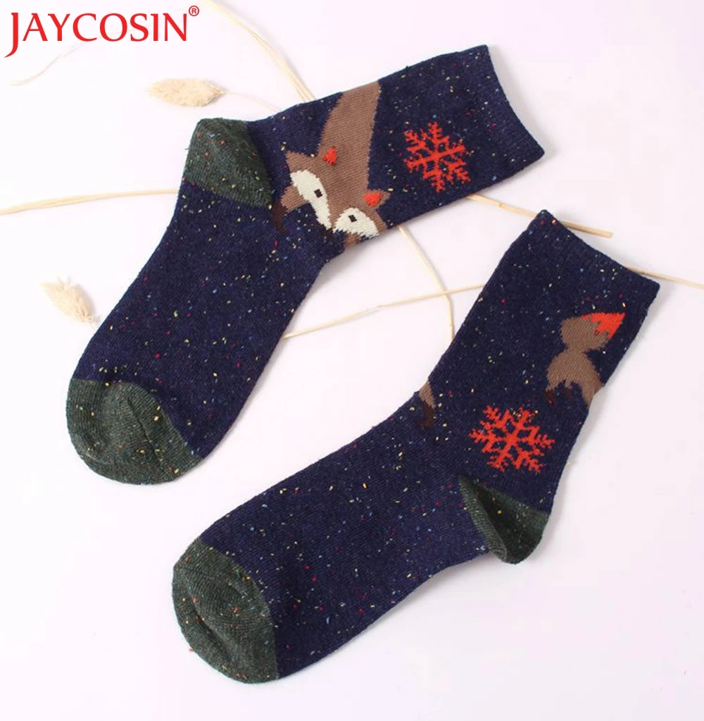 JAYCOSIN носки смешные Для женщин s с животным принтом Повседневное Рождество