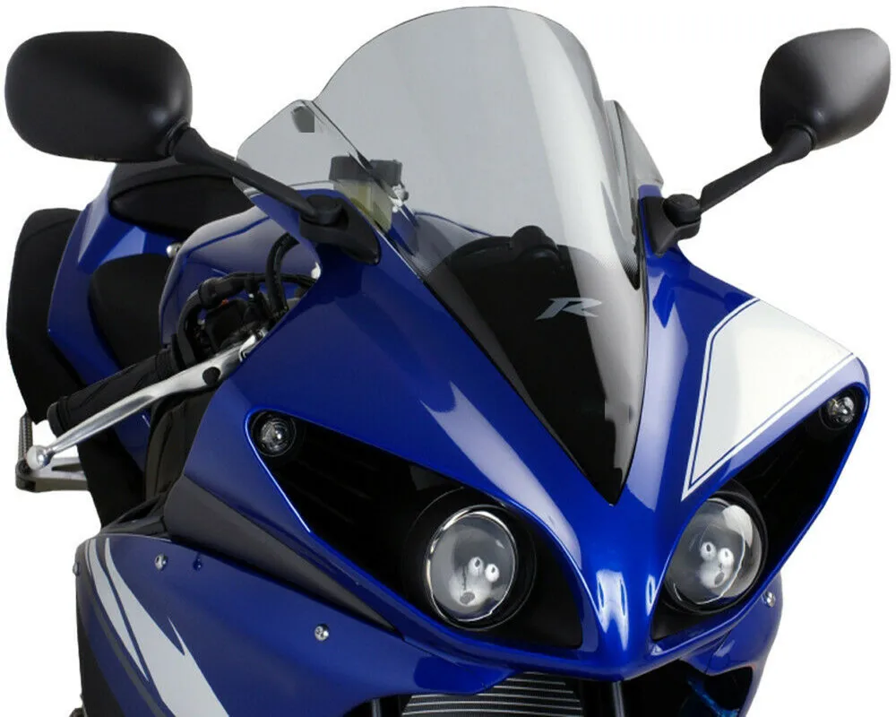 Мотоцикл лобовое стекло двойной пузырь лобовое стекло, ветровой щиток для Yamaha YZFR1 YZF R1 yzf r1 2009-2014 2010 2011 2014