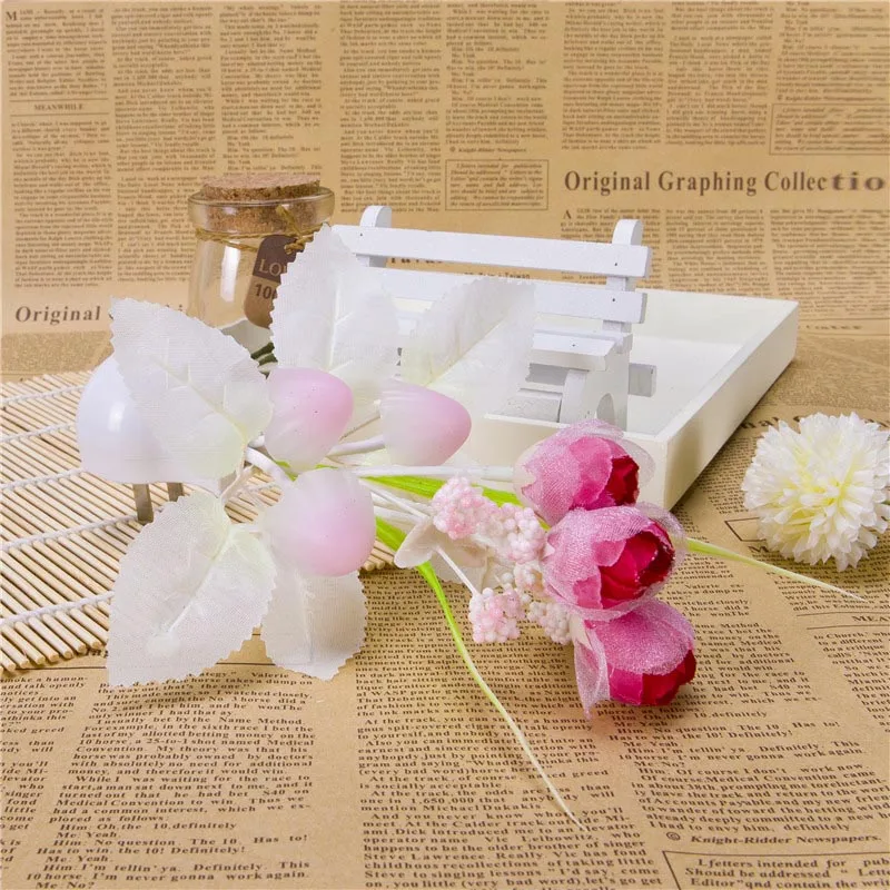 EU Plug Mushroom Rose Light Sensor Home Bedroom Decor Colorful Nightlights 220V Luminaria LED Night Light Lamp 5