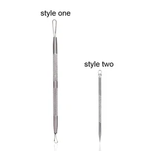 Профессиональный, антибактериальный, 1 шт., игла для прыщей с Черной головкой, инструмент для ухода за лицом, средство для удаления черных точек