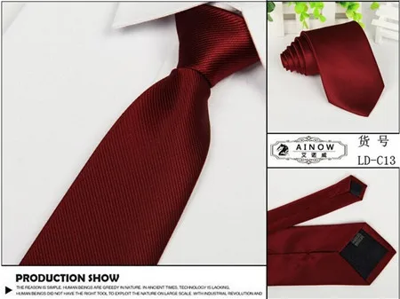 Шейные Галстуки 8 см, Нежные мужские модные повседневные Галстуки gravata masculina lotes, классические одноцветные простые мужские галстуки - Цвет: C13