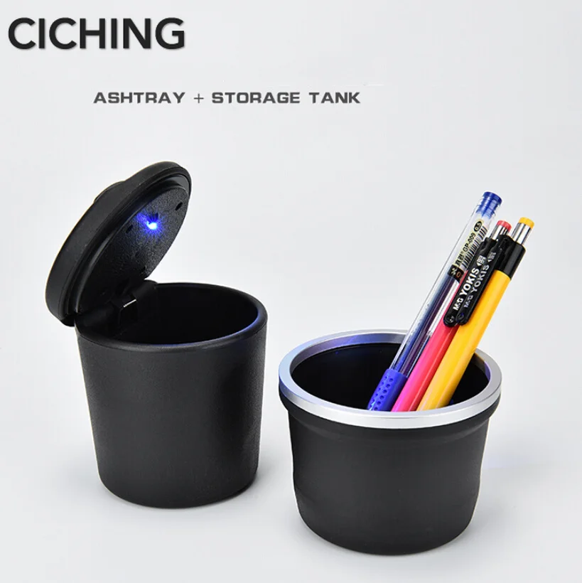 

2018 hot sale car led ashtray holder Accessories for alfa 159 renault kadjar clio 2 chevrolet cruze w204 megane 4 audi q7 w5w