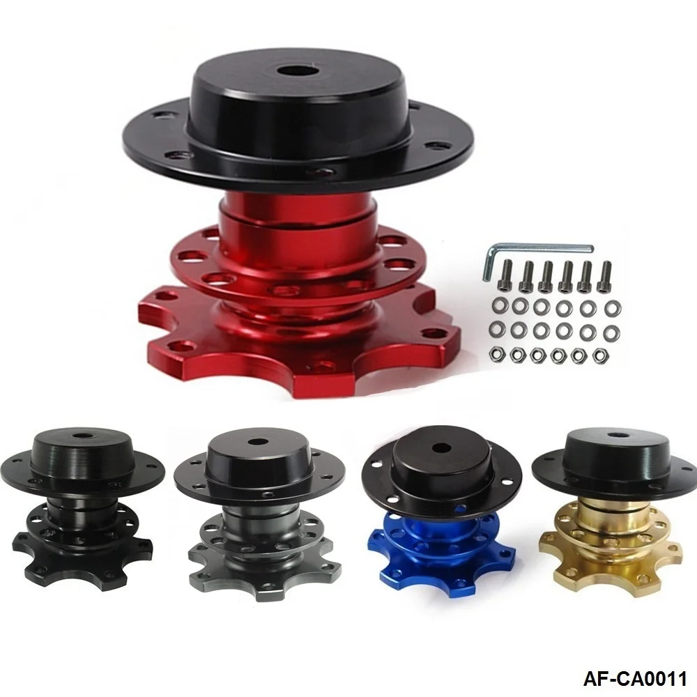 Aluminium Car Steering Wheel Quick Release HUB Racing Adapter Snap Off Boss Kit