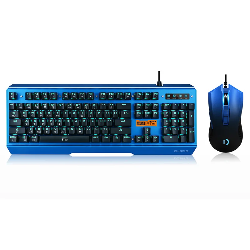 Игровая механическая клавиатура usb tastatur teclado gamer clavier klawiatura pc с подсветкой computador teclado mecanico mechanical