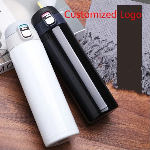 

Thermos Cup Customized Logo with Free 500ml Stainless Steel Gifts Lettering Advertising Cup Printing