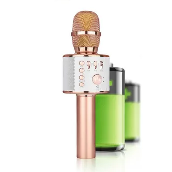 

Professional K38 Handheld KTV Microphone Wireless Bluetooth Karaoke Home Mic Speaker Player Microphones With Carring Case